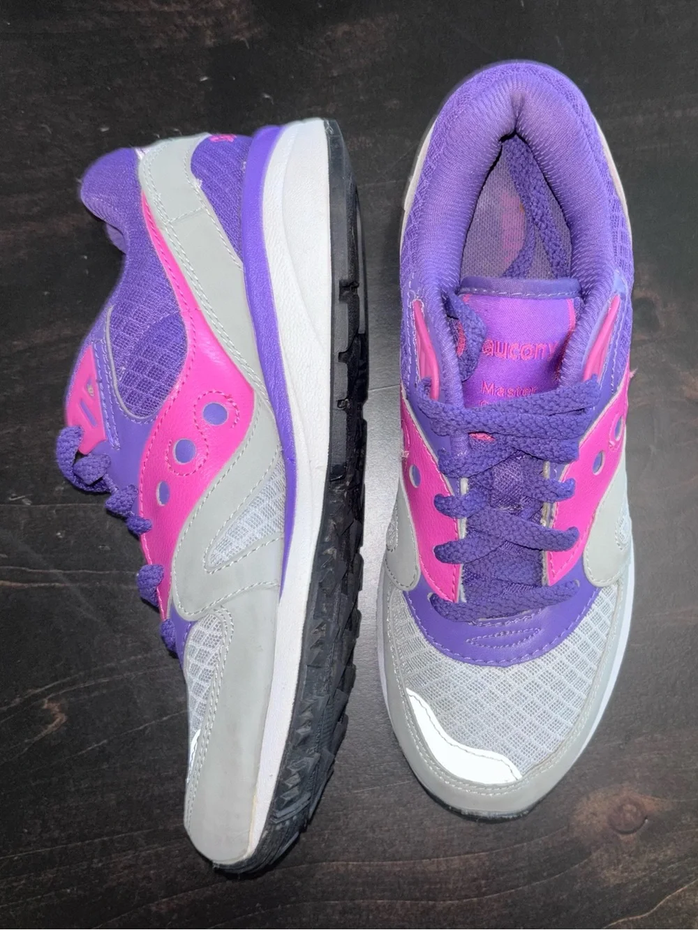 Saucony Originals Retro Master Control Sneakers Pink Purple Women 7 Offspring